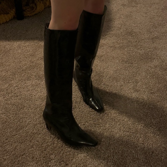 High Boots Ladies Slip On European Style - Picture 4 of 10